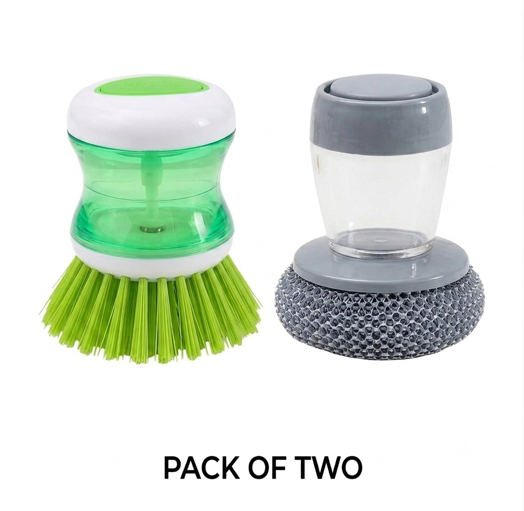 Portable Squeezing Sponge Scrubber