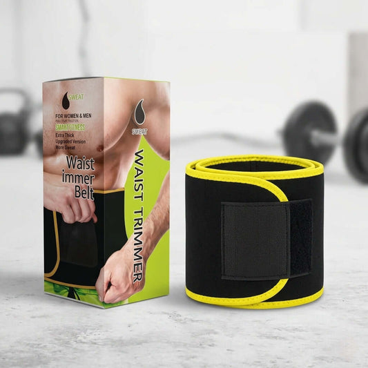 Sweat Waist Trimmer Belt for Men & Women – Adjustable Workout Support Belt
